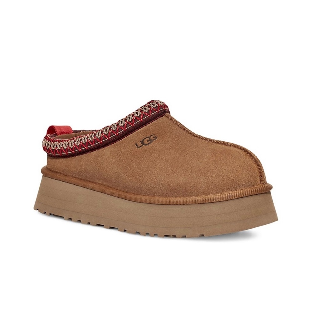 Tazz suede platform slippers